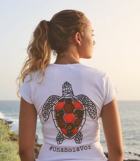 camiseta tortuga marina