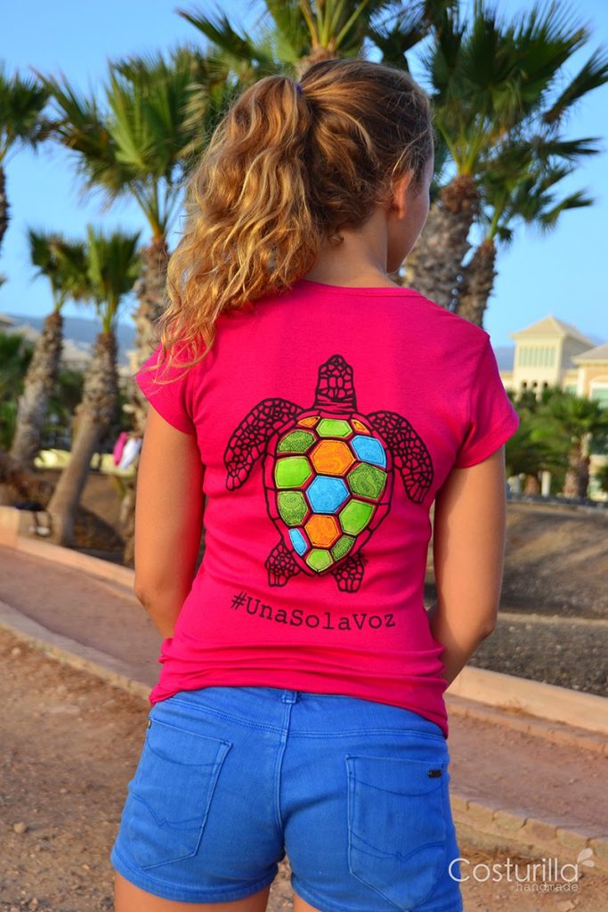 Camiseta de tortuga caretta caretta