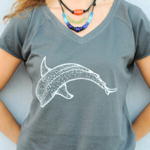 Camiseta Tiburón ballena, mujer
